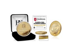 Carolina Hurricanes pamětní mince NHL 2026 Stanley Cup Champions Limited Edition Gold-Plated