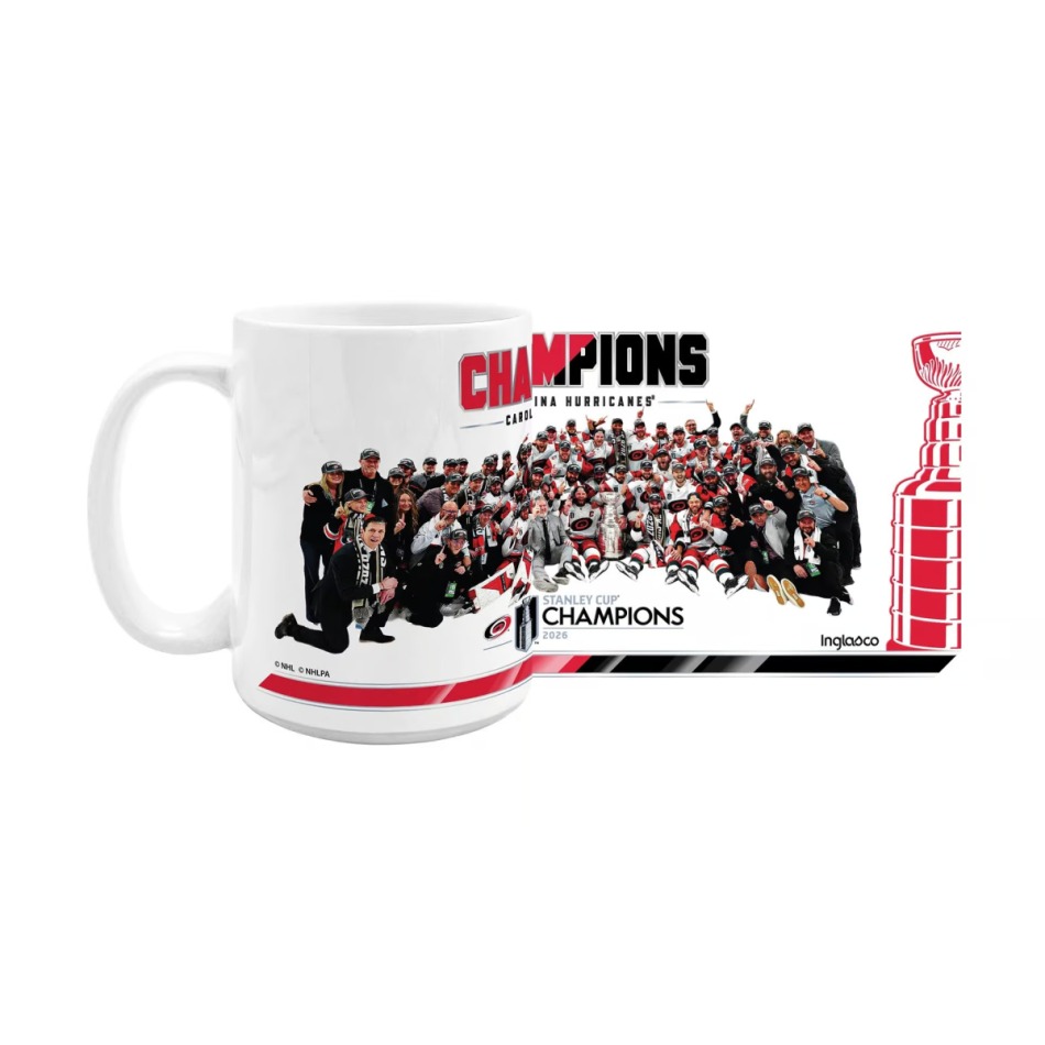 Hrnek Carolina Hurricanes NHL 2026 Stanley Cup Champions Jumbo - Carolina Hurricanes stanley Cup 2026
