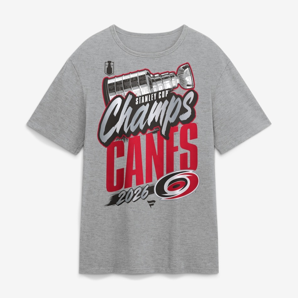 Pánské tričko Carolina Hurricanes NHL 2026 Stanley Cup Champions Authentic Locker Room