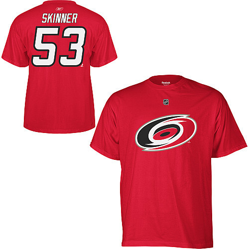 Carolina Hurricanes pánské tričko #53 Jeff Skinner red