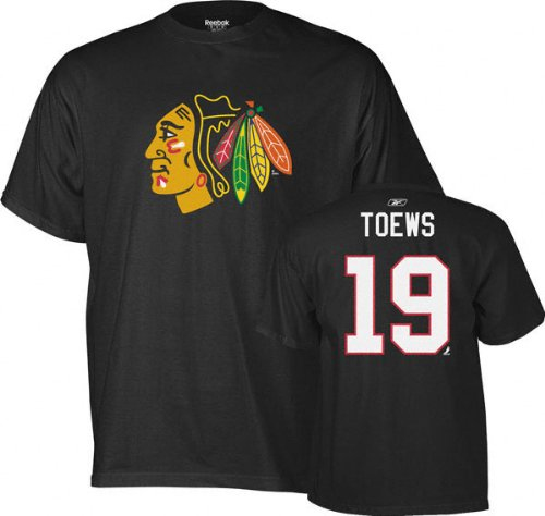 Chicago Blackhawks pánské tričko black Jonathan Toews
