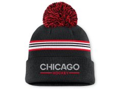 Chicago Blackhawks dámská zimní čepice Authentic Pro W/Cap Cuffed Pom Beanie