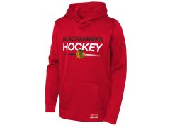 Chicago Blackhawks dětská mikina s&nbsp;kapucí Authentic Pro Hoodie Po Hood