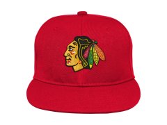Chicago Blackhawks dětská čepice flat kšiltovka Logo Flatbrim Snapback