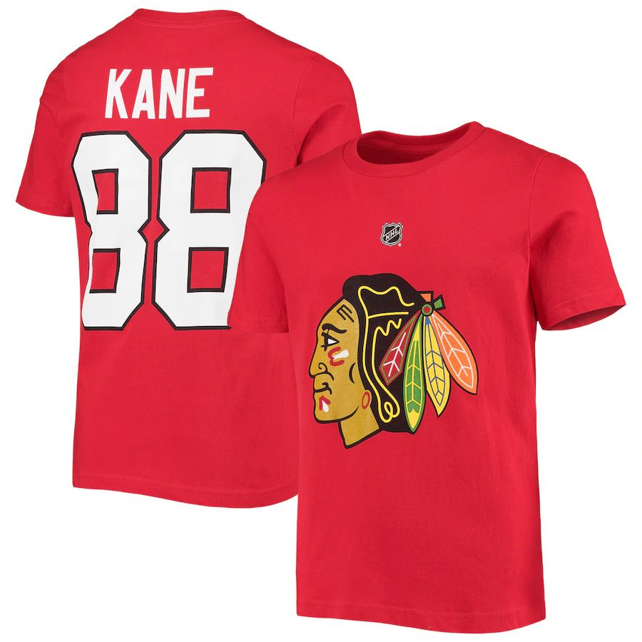 Chicago Blackhawks dětské tričko Patrick Kane #88 Name Number - Chicago Blackhawks dětské oblečení