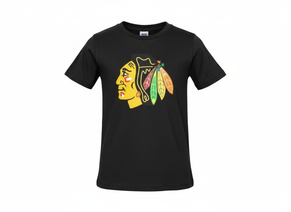 Chicago Blackhawks dětské tričko Primary Logo black