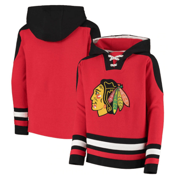 Chicago Blackhawks dětská mikina s&nbsp;kapucí Ageless Must Have - Home Po Hd - Chicago Blackhawks dětské oblečení