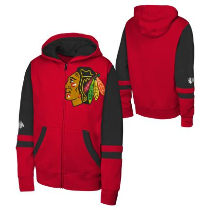 Chicago Blackhawks dětská mikina s kapucí Face Off Fz Flc Hd