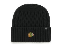 Chicago Blackhawks zimní čepice Drumcliffe 47 CUFF KNIT Black
