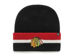 Chicago Blackhawks zimní čepice Split Cuff 47 CUFF KNIT Black