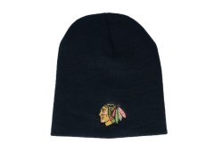 Chicago Blackhawks zimní čepice Cuffless Knit Black