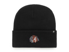 Chicago Blackhawks zimní čepice Haymaker ´47 Cuff Knit black night