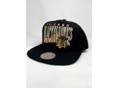 Chicago Blackhawks čepice flat kšiltovka Line Work Snapback