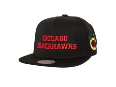 Chicago Blackhawks čepice flat kšiltovka NHL Triple Play Snapback