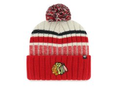 Chicago Blackhawks zimní čepice Long Range 47 Cuff Knit Natural