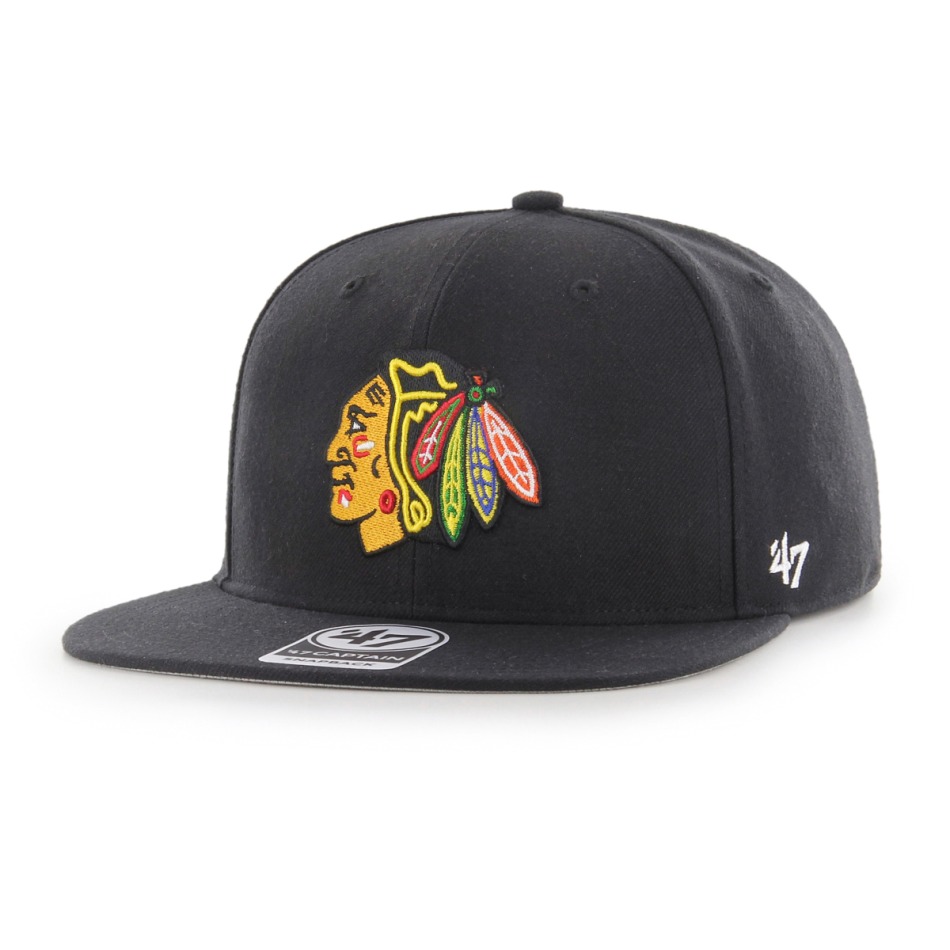 Chicago Blackhawks čepice flat kšiltovka No Shot 47 CAPTAIN
