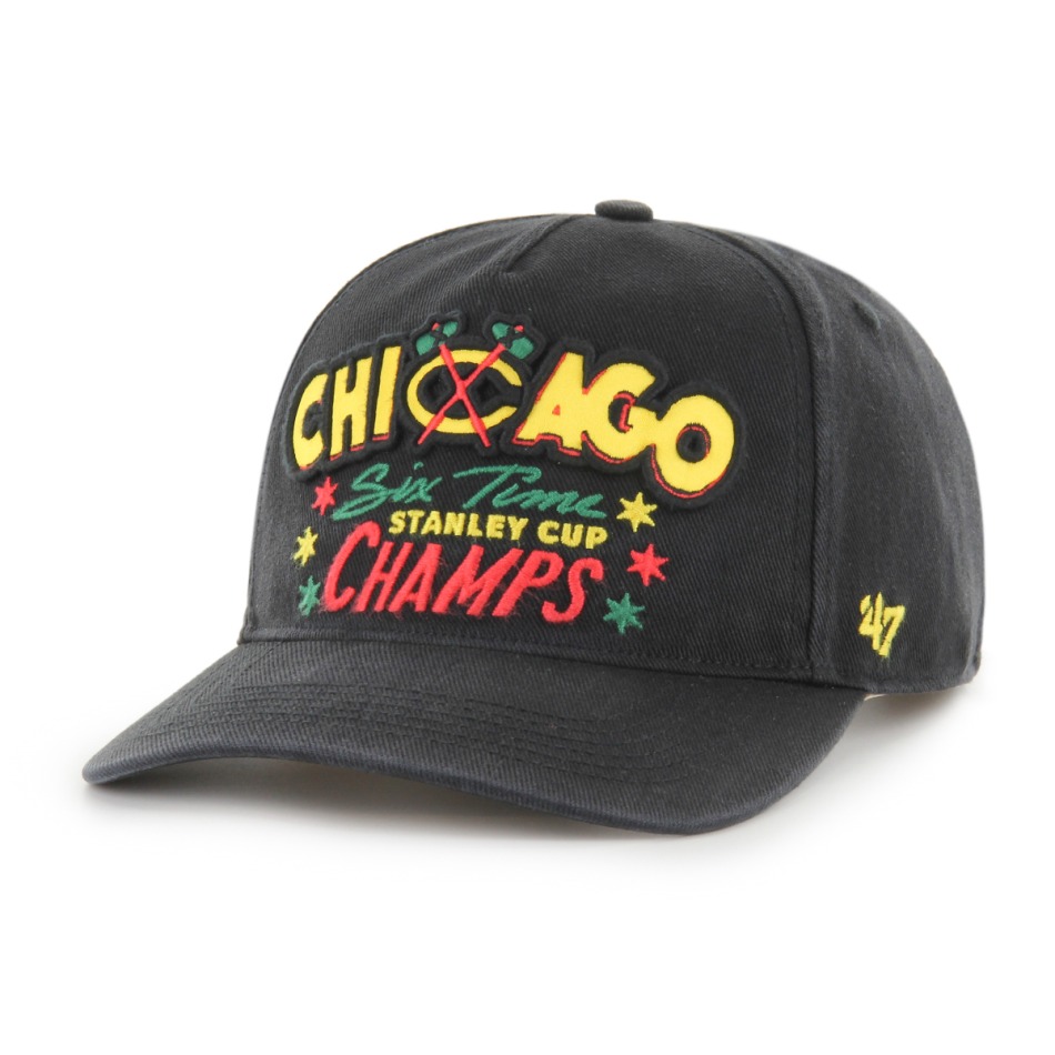 Chicago Blackhawks čepice baseballová kšiltovka Charlton 47 HITCH RF black