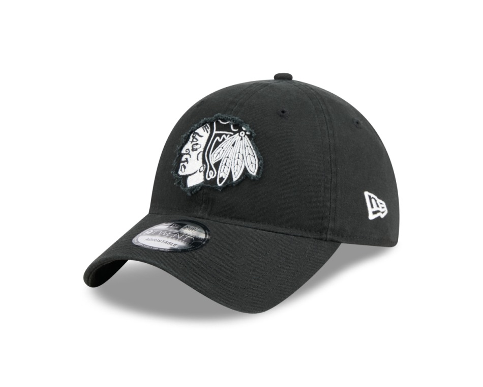 Chicago Blackhawks čepice baseballová kšiltovka New Era 920 Stamp balck - Chicago Blackhawks kšiltovky, čepice, rukavice