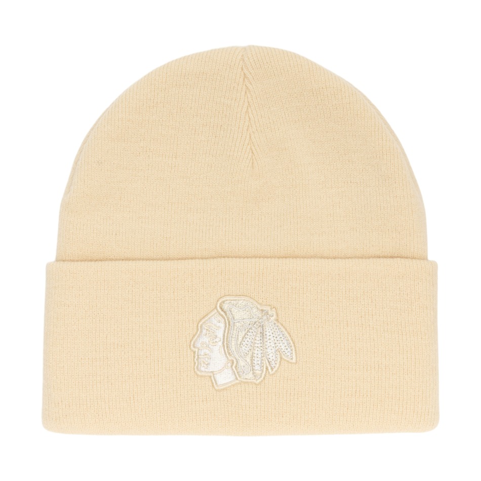 Chicago Blackhawks zimní čepice Fashion Basic Knit yellow