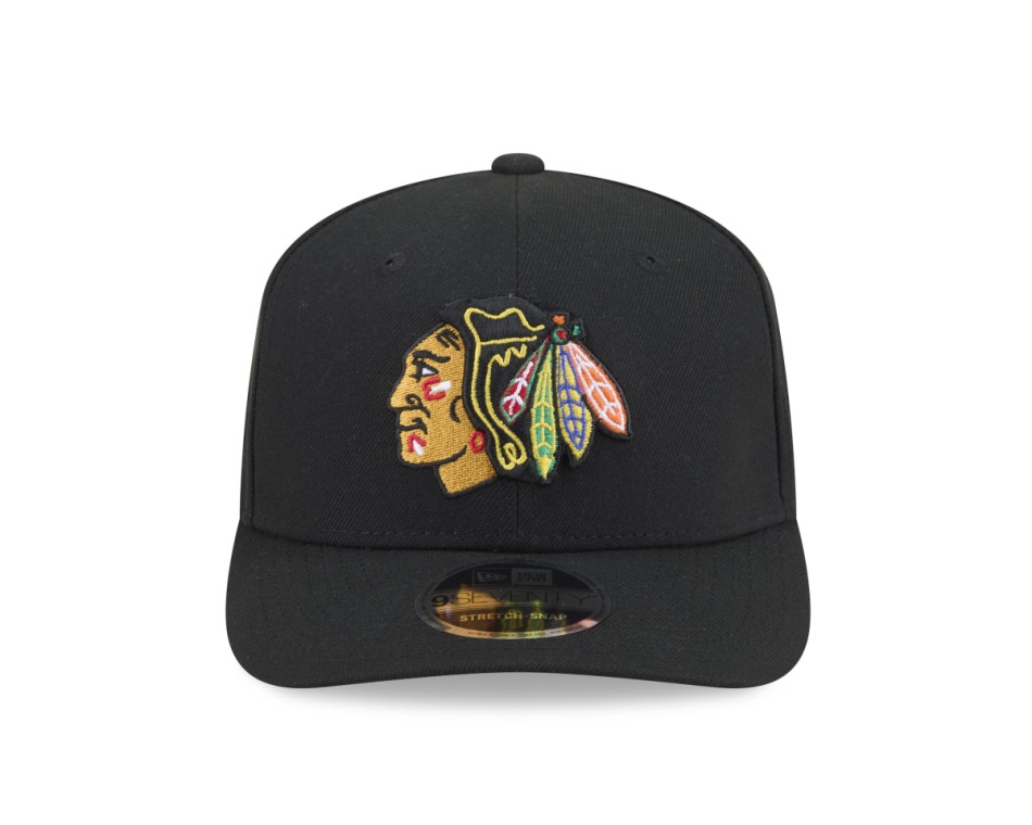 Chicago Blackhawks čepice baseballová kšiltovka NHL 9SEVENTY Stretch Snap Performance - Chicago Blackhawks kšiltovky, čepice, rukavice