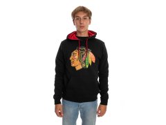 Chicago Blackhawks pánská mikina s&nbsp;kapucí Core 47 BALLPARK Hood Jet Black
