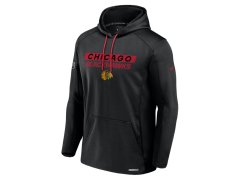 Chicago Blackhawks pánská mikina s&nbsp;kapucí AP Rink Poly Fleece Pullover Hood