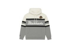 Chicago Blackhawks pánská mikina s&nbsp;kapucí Head Coach Hoodie Current Logo grey