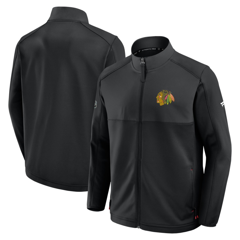 Chicago Blackhawks pánská bunda Authentic Pro Rink Poly Fleece FZ