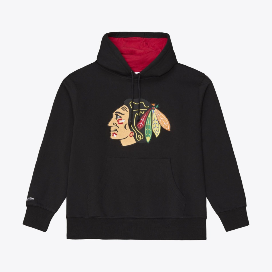Chicago Blackhawks pánská mikina NHL Connor Bedard #98 Player Fleece Hoodie - Chicago Blackhawks mikiny, bundy, kalhoty