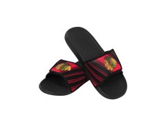 Chicago Blackhawks pánské pantofle Legacy Velcro Sport Slide Slipper
