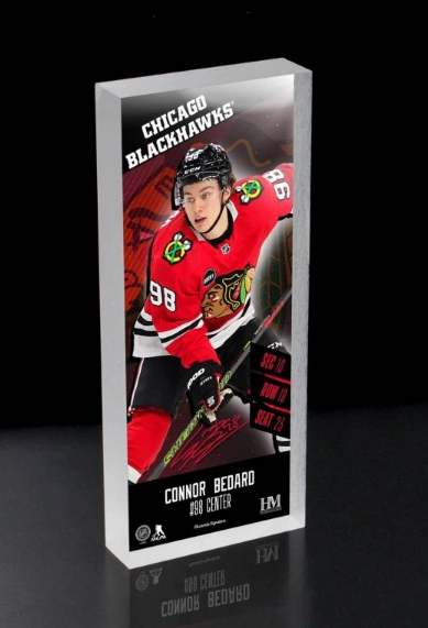 Chicago Blackhawks obrázek v rámečku Connor Bedard picture