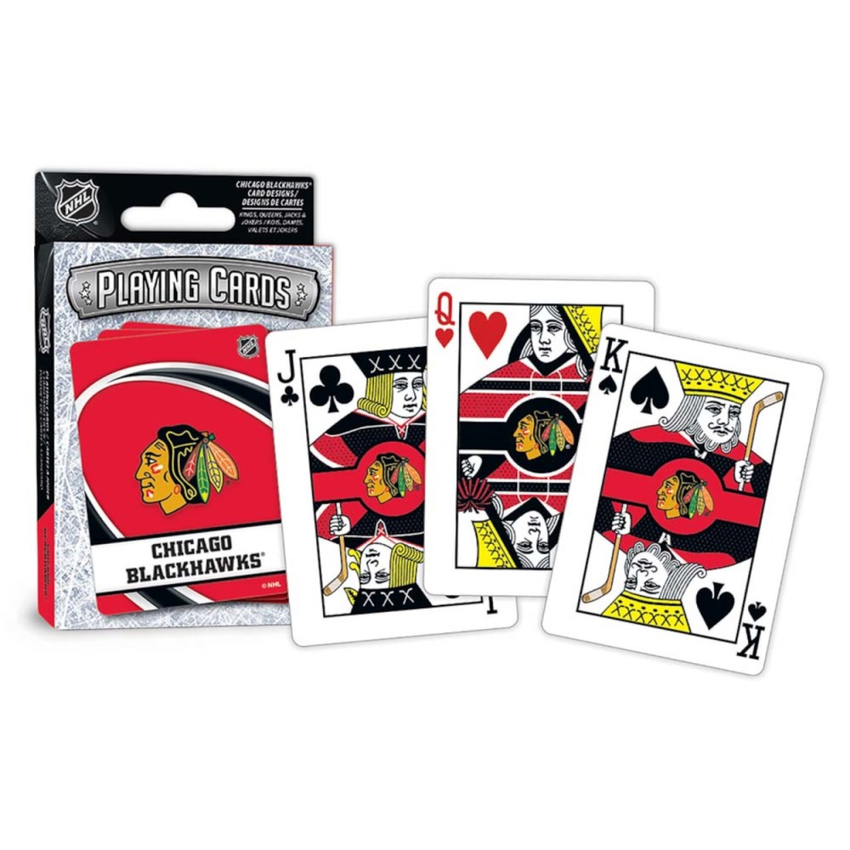 Chicago Blackhawks hrací karty playning - Chicago Blackhawks ostatní suvenýry