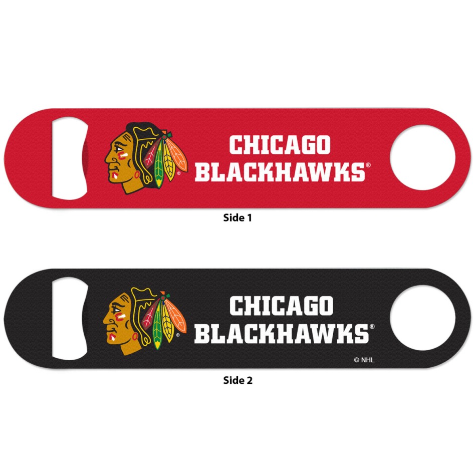 Chicago Blackhawks otvírák Metal 2 Sided - Chicago Blackhawks ostatní suvenýry