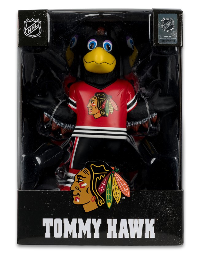Chicago Blackhawks figurka Tommy Hawk Vynil Mascot - Chicago Blackhawks ostatní suvenýry