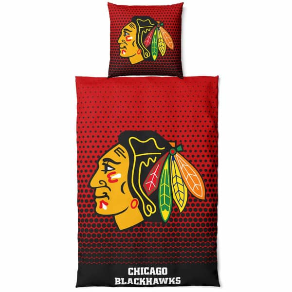 Chicago Blackhawks povlečení na jednu postel Dots - Chicago Blackhawks povlečení, ručníky, deky