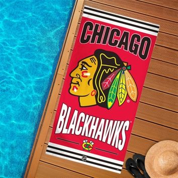 Chicago Blackhawks plážová osuška WinCraft - Chicago Blackhawks povlečení, ručníky, deky