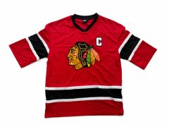 Chicago Blackhawks pánské tričko NHL Soccer Style Jersey Home Style