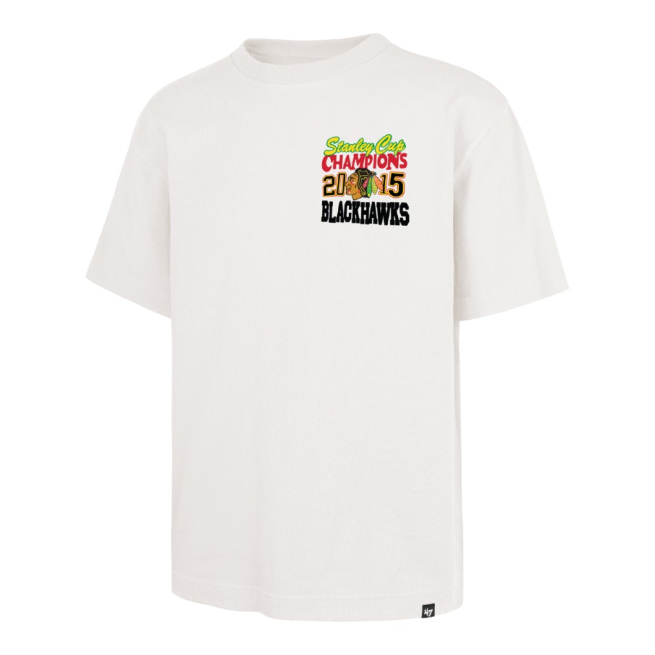 Chicago Blackhawks pánské tričko Starside 47 Foundation Tee white