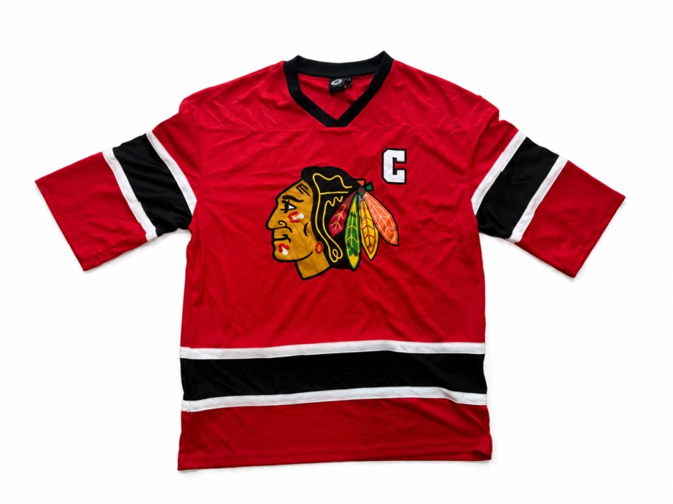 Chicago Blackhawks pánské tričko NHL Soccer Style Jersey Home Style - Chicago Blackhawks trička, polo trička, košile