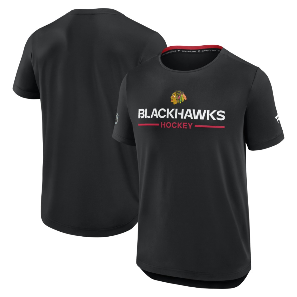Chicago Blackhawks pánské tričko Authentic Pro SS Rink Tee - Chicago Blackhawks trička, polo trička, košile
