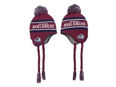 Colorado Avalanche dětská zimní čepice Jacquard Tassel Knit With Pom