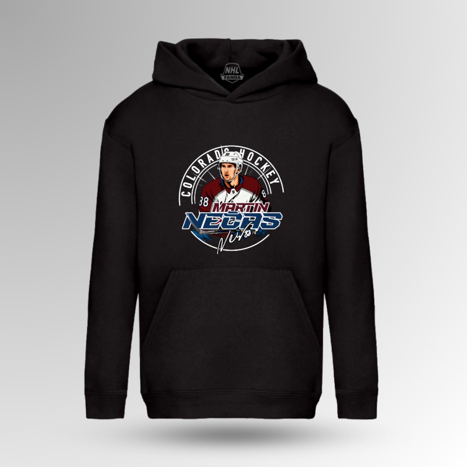 Colorado Avalanche dětská mikina s kapucí Martin Nečas #88 Town Exclusive Collection