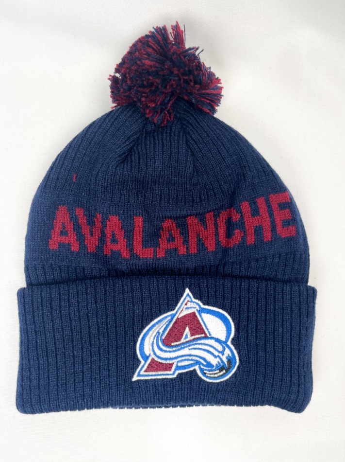Colorado Avalanche dětská zimní čepice Cufed Knit With Pom - Colorado Avalanche dětské oblečení