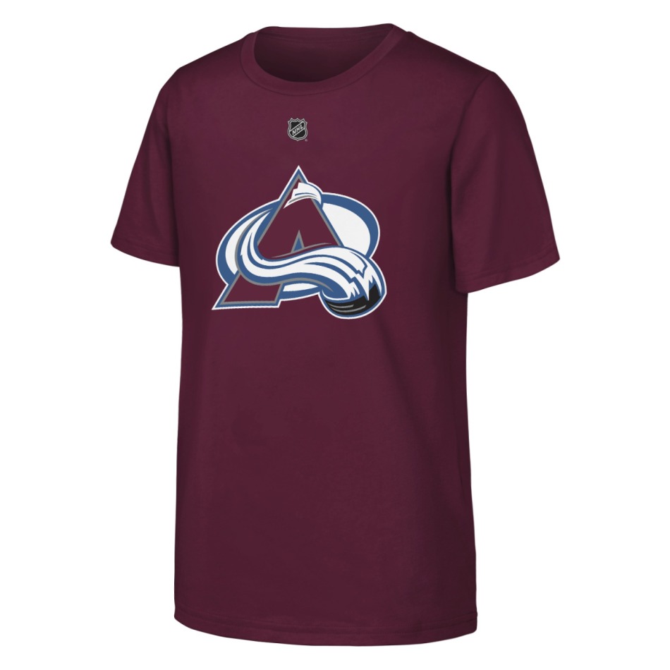 Colorado Avalanche dětské tričko Nathan MacKinnon #29 NHL Flat Name & Number Short Sleeve Cotton