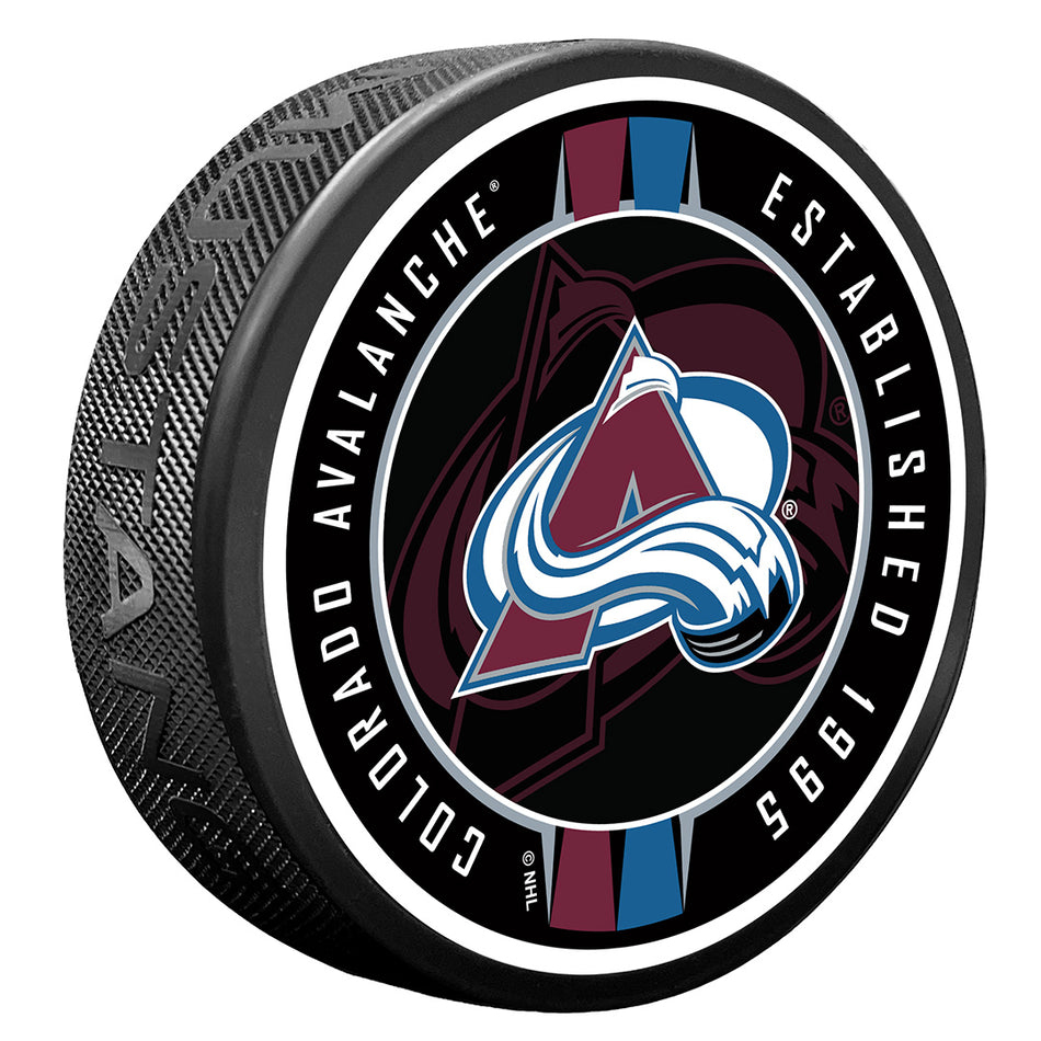 Colorado Avalanche puk Ribbon - Colorado Avalanche hokejové vybavení