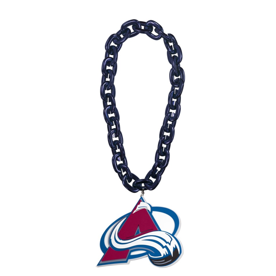 Colorado Avalanche řetízek na krk s&nbsp;přívěškem NHL Big Logo Fan Chain - Colorado Avalanche klíčenky, náramky, šperky