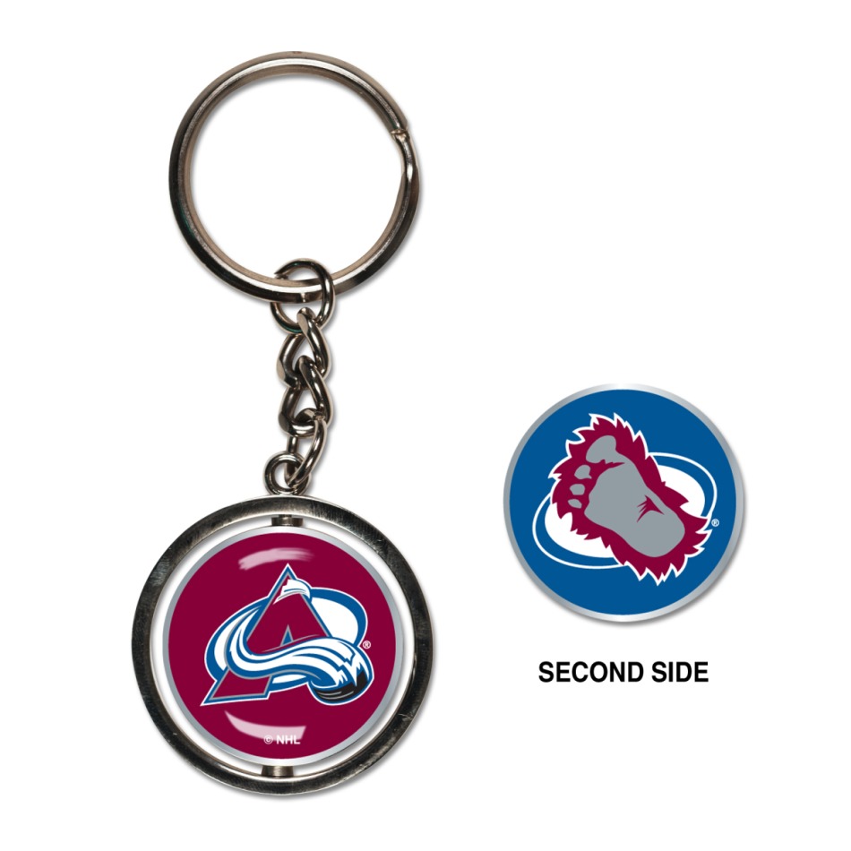 Colorado Avalanche přívěšek na klíče Spinner - Colorado Avalanche klíčenky, náramky, šperky