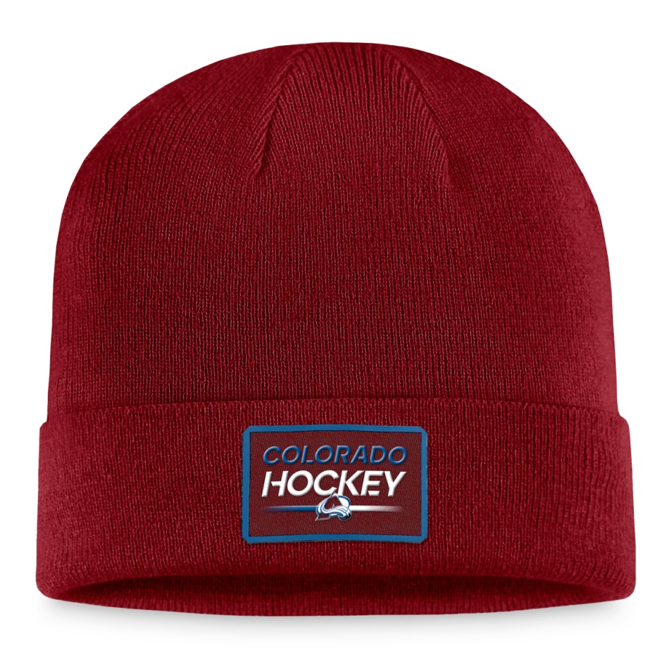 Colorado Avalanche zimní čepice Authentic Pro Prime Cuffed Beanie red