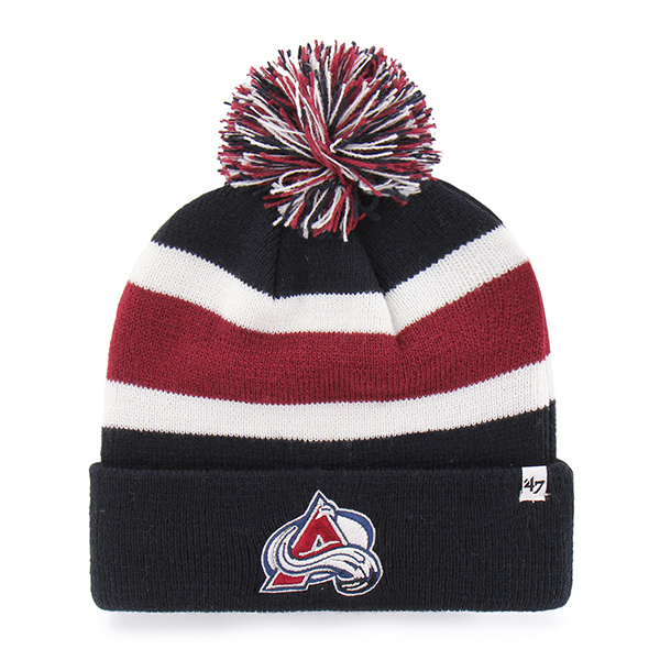 Colorado Avalanche zimní čepice 47 Breakaway Cuff Knit - Colorado Avalanche kšiltovky, čepice, rukavice