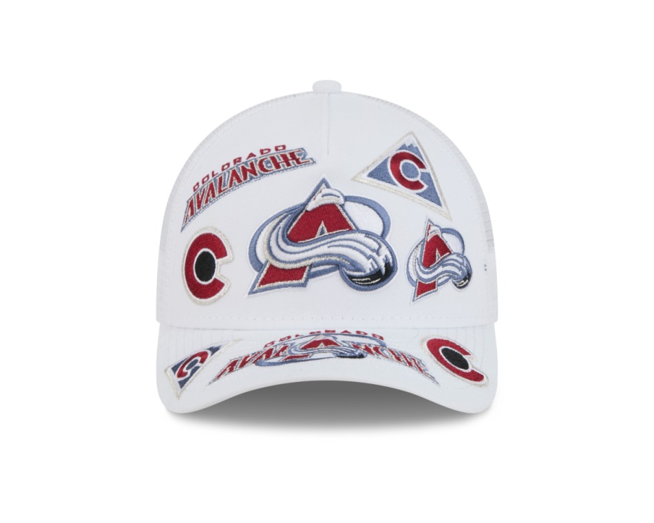 Colorado Avalanche čepice baseballová kšiltovka NHL 9FORTY M-Crown A-Frame Trucker All Over white - Colorado Avalanche kšiltovky, čepice, rukavice